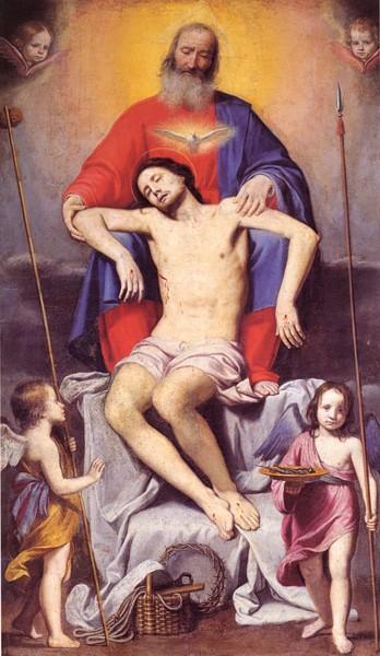 Lorenzo Lippi The Holy Trinity oil painting image